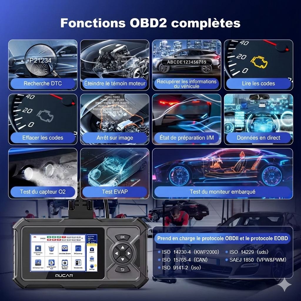 Valise diagnostic MUCAR CDE900 Pro OBD2 | GarageDiscount31 - photo produit 3