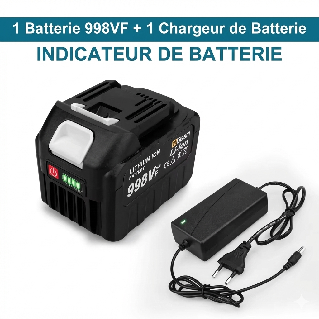 Batterie Rechargeable Gisam 18V Li-ion | Compatible Outils Makita Série B