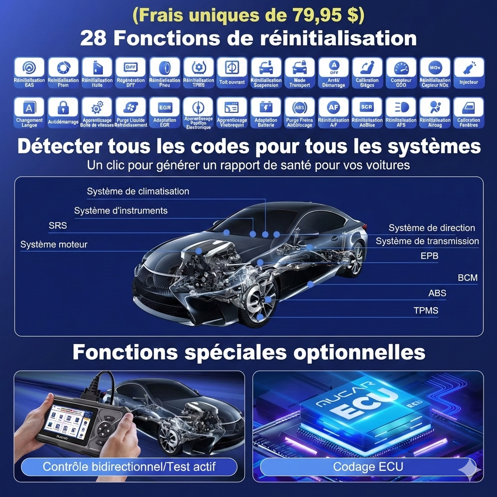 Valise diagnostic MUCAR CDE900 Pro OBD2 | GarageDiscount31 - photo produit 6