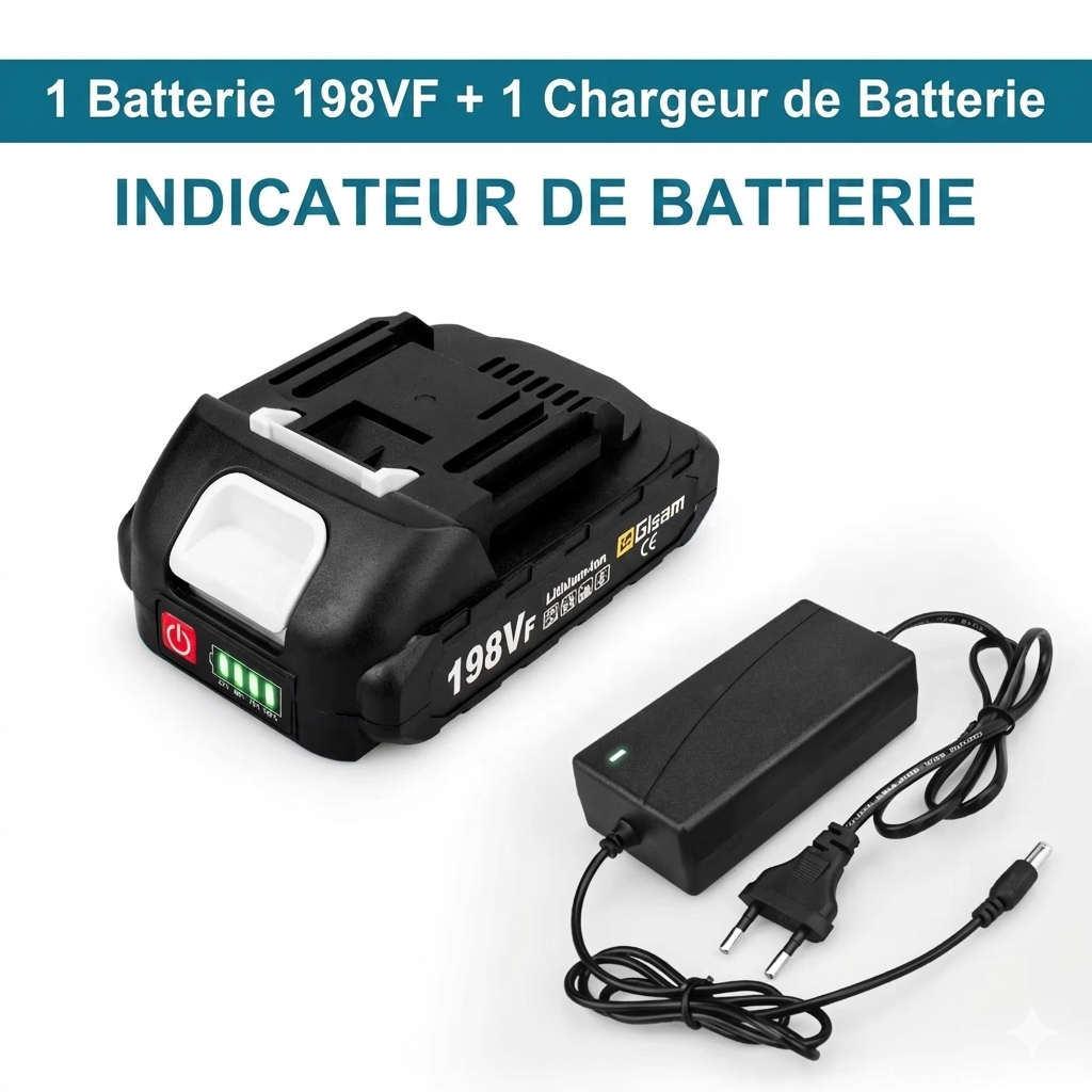 Batterie Rechargeable Gisam 18V Li-ion | Compatible Outils Makita Série B