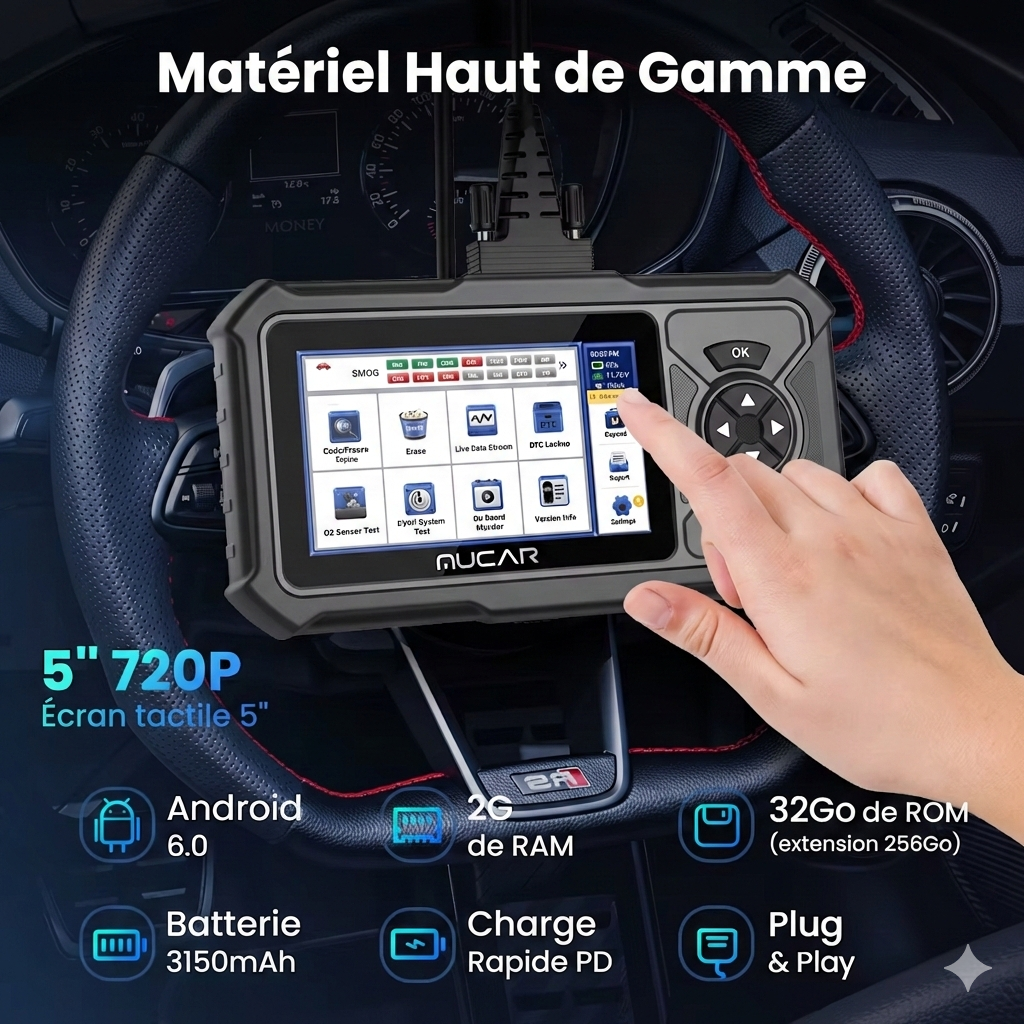 Valise diagnostic MUCAR CDE900 Pro OBD2 | GarageDiscount31 - photo produit 5