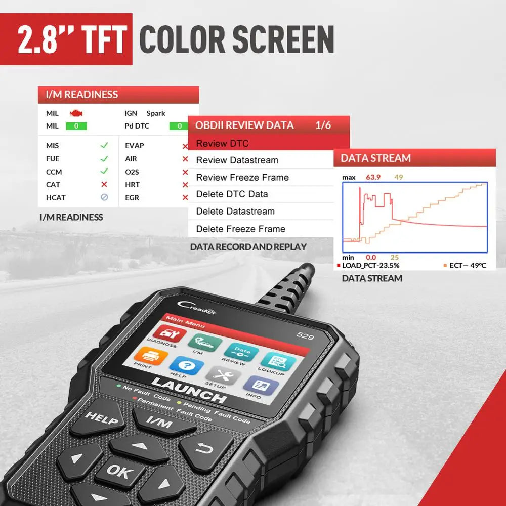 Valise diagnostic OBD2 LAUNCH CReader 529 | GarageDiscount31 - photo produit 5
