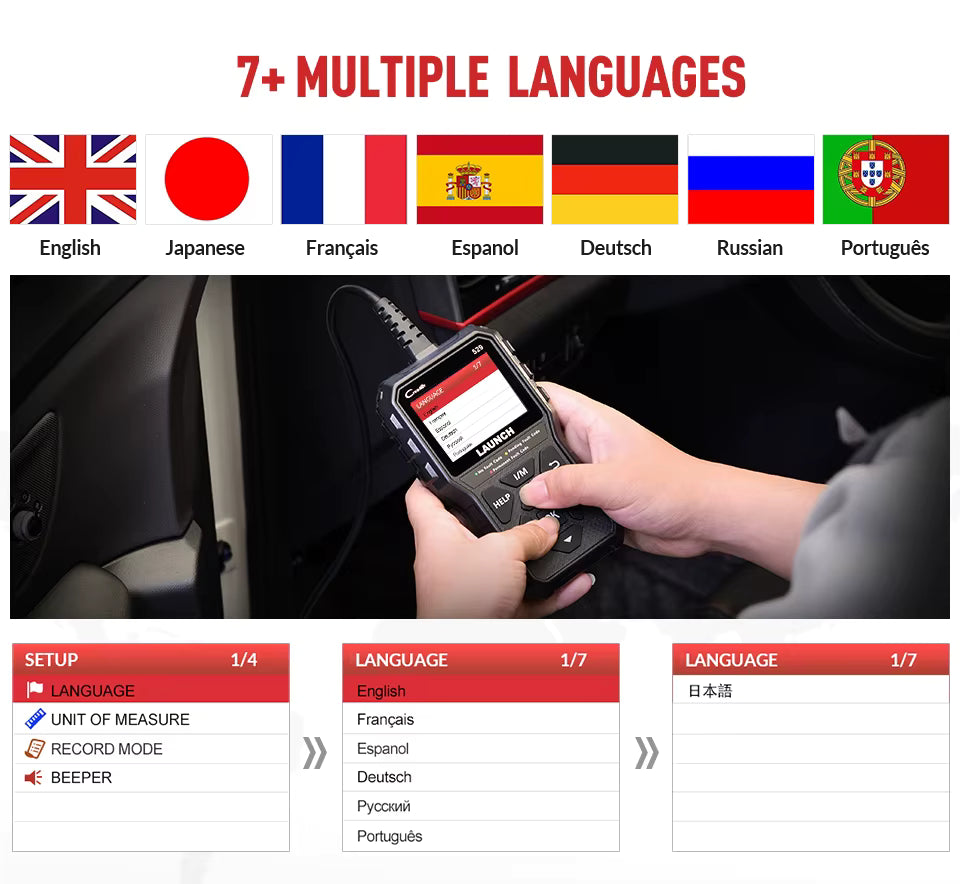 Valise diagnostic OBD2 LAUNCH CReader 529 | GarageDiscount31 - photo produit 12