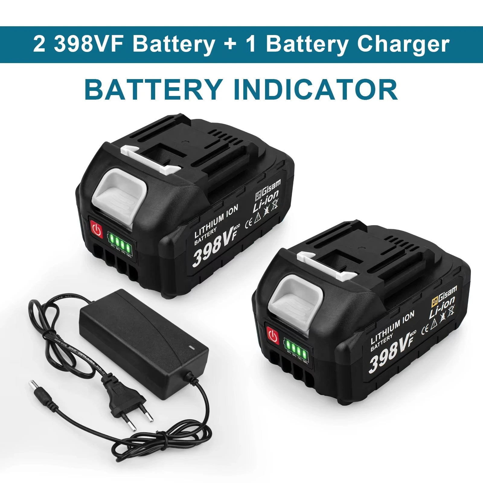 Batterie Rechargeable Gisam 18V Li-ion | Compatible Outils Makita Série B