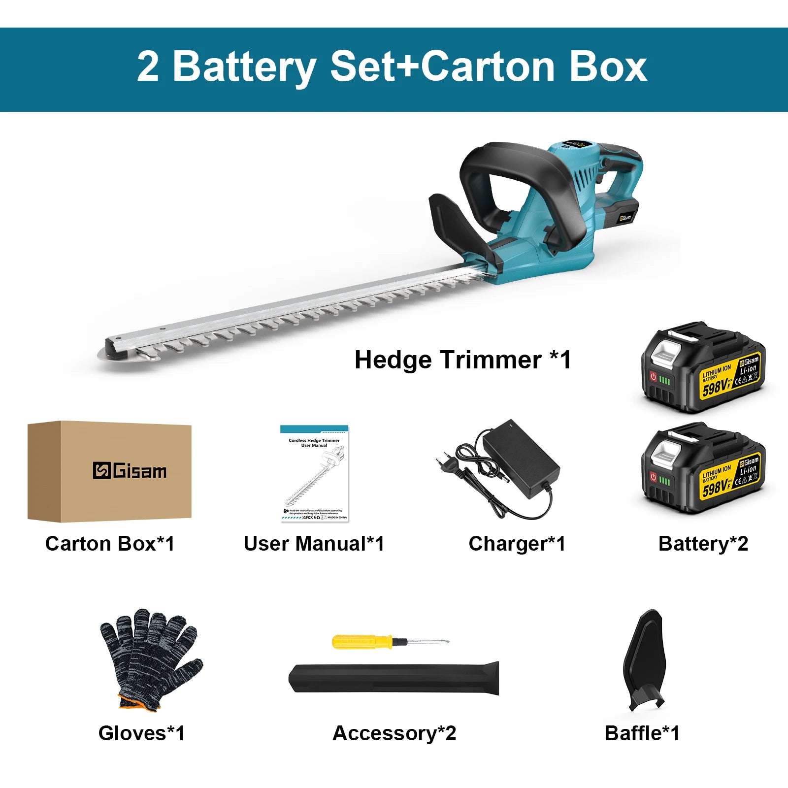 Taille-haie sans fil 18V | GarageDiscount31 - photo produit 7