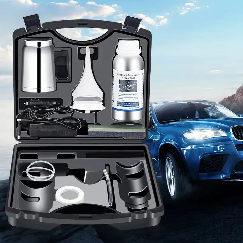 Kit de Rénovation de Phares Voiture – Polissage & Revêtement Hydrophobe 800g