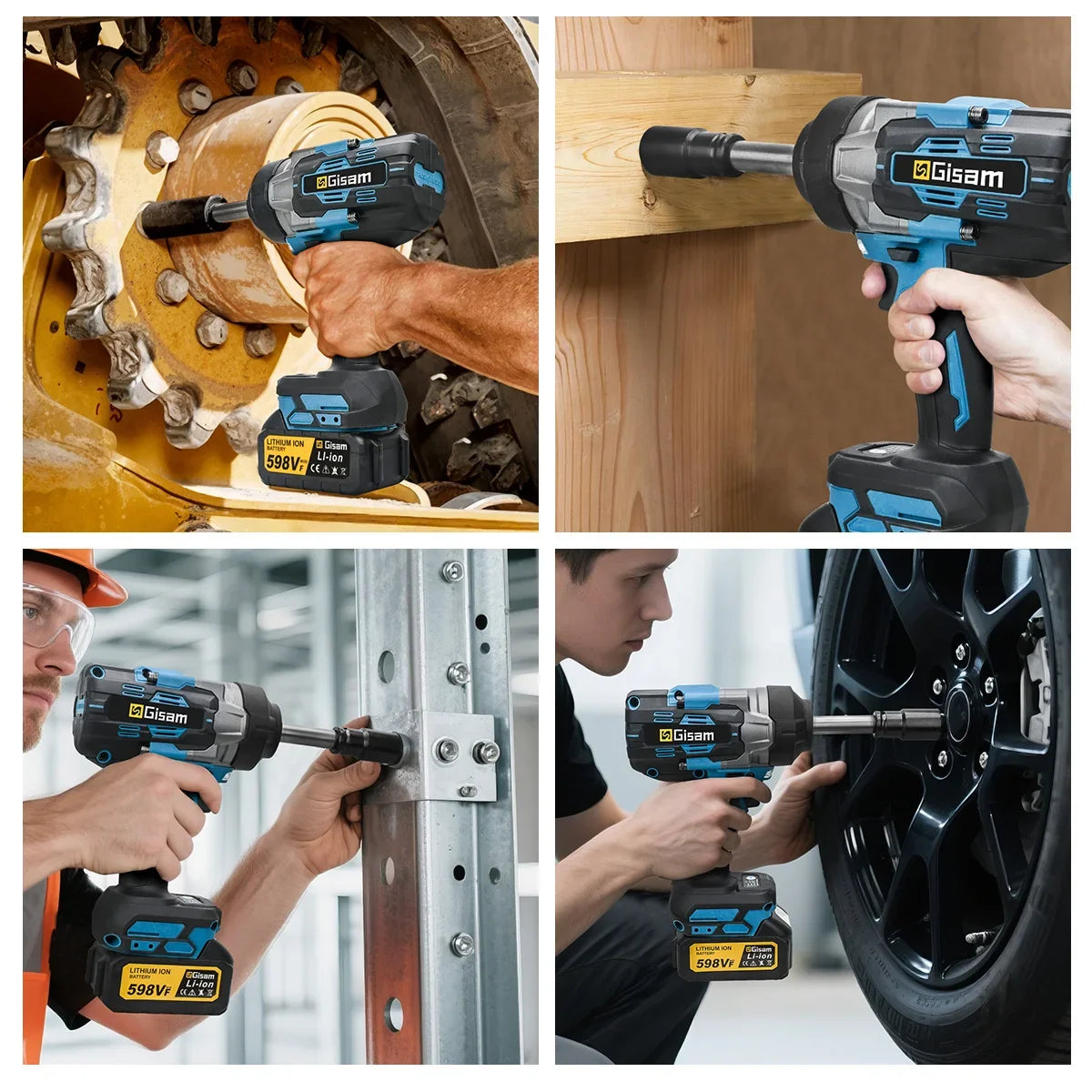 Clé à Choc Brushless 18V – 2800 Nm Arbre Long | Compatible Makita