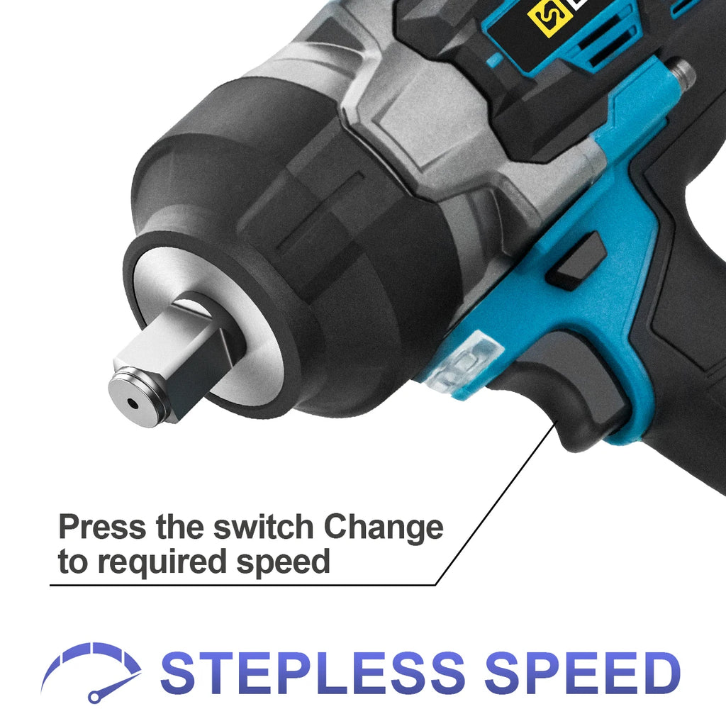 Clé à Choc Brushless 2800 Nm – Gamme Extrême | Compatible batteries Makita