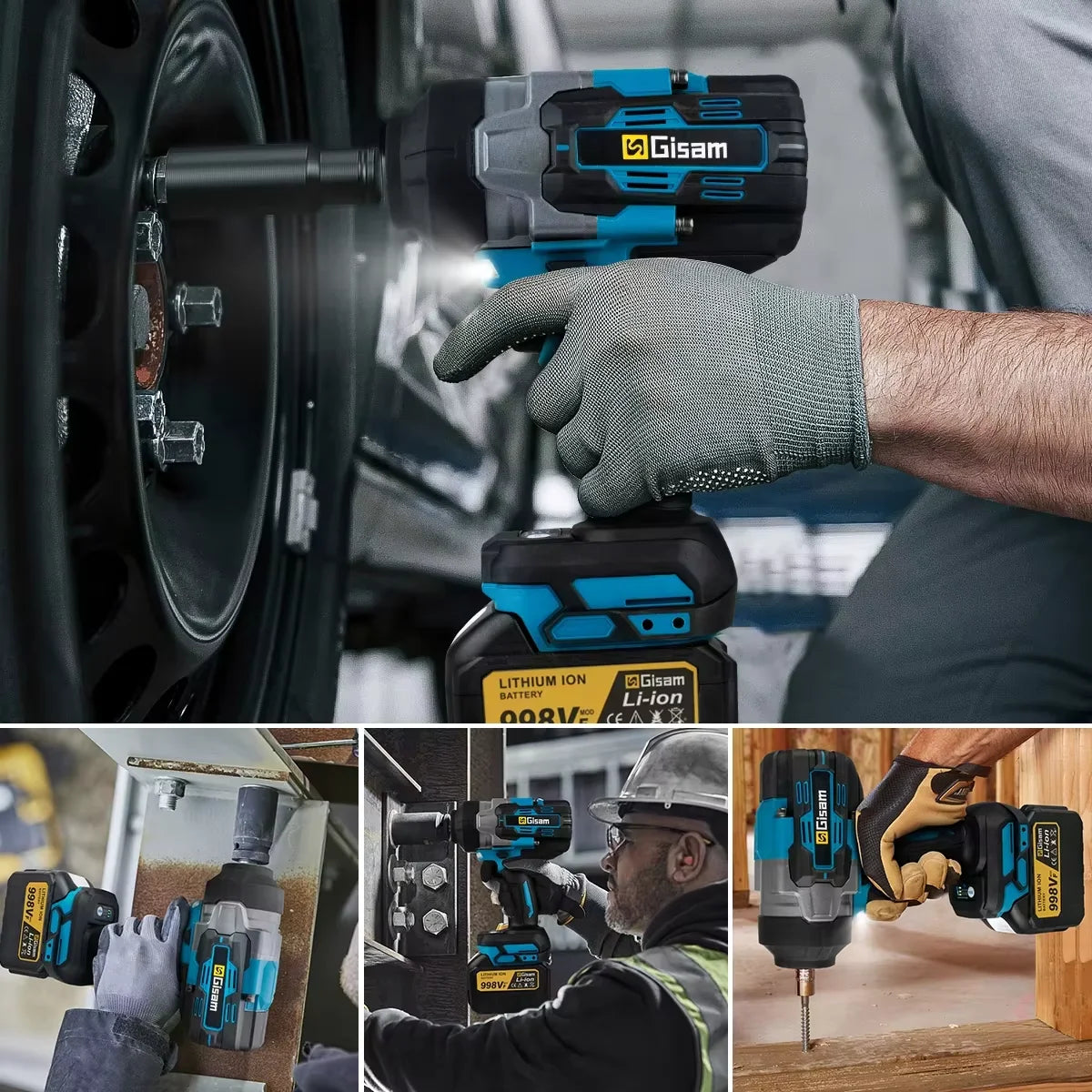 Clé à Choc Brushless 2800 Nm – Gamme Extrême | Compatible batteries Makita