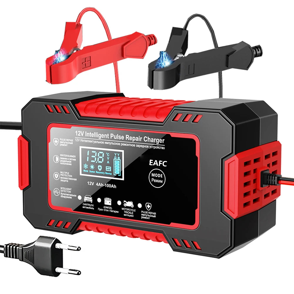 Chargeur de Batterie Intelligent EAFC 12V 6A – Réparation & Charge Rapide