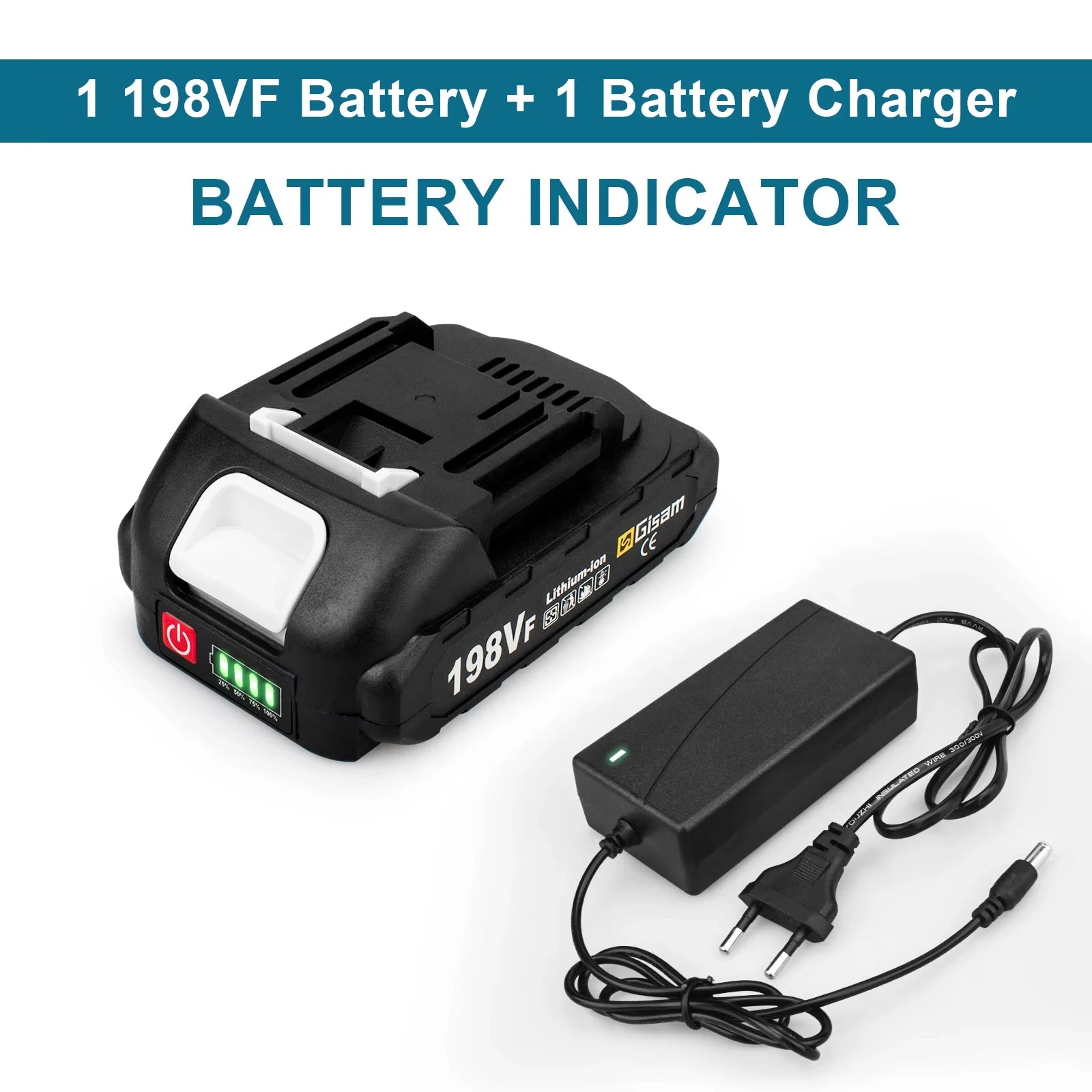 Batterie Rechargeable Gisam 18V Li-ion | Compatible Outils Makita Série B