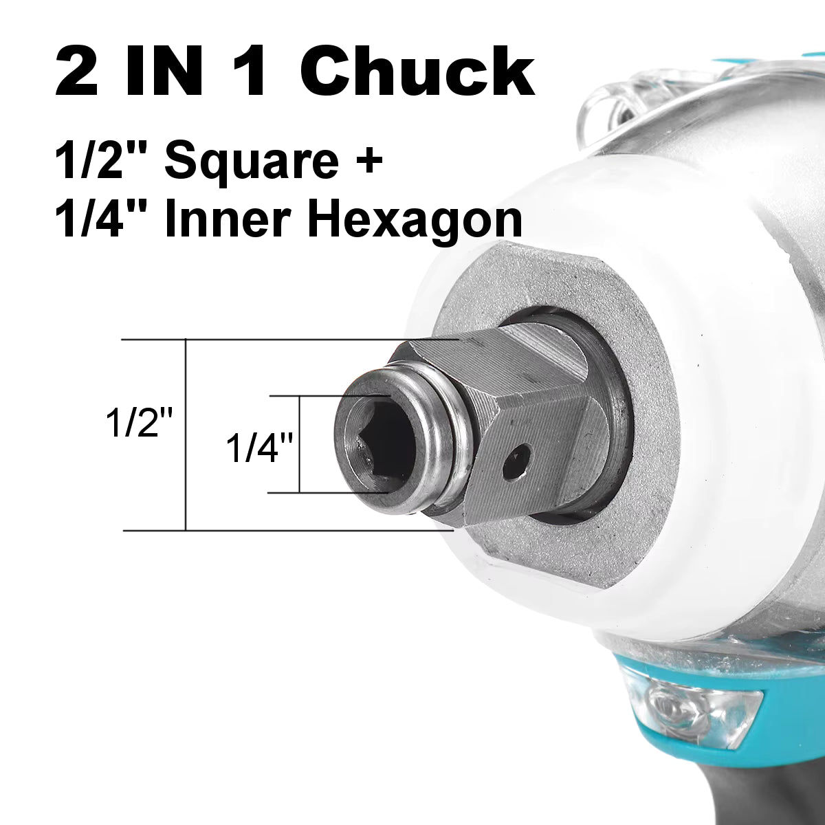 Clé à Choc Sans Fil Brushless 18V – 520 Nm | Compatible Makita