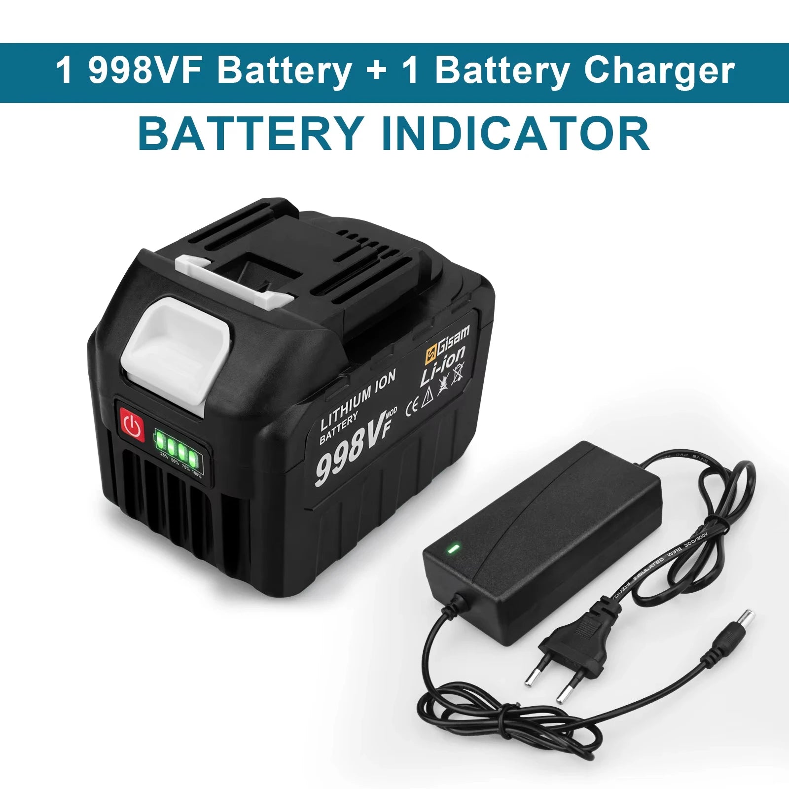 Batterie Rechargeable Gisam 18V Li-ion | Compatible Outils Makita Série B