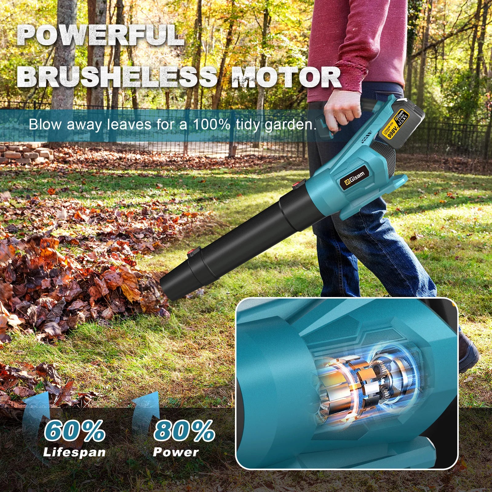 Souffleur sans fil brushless 18V | GarageDiscount31 - photo produit 3