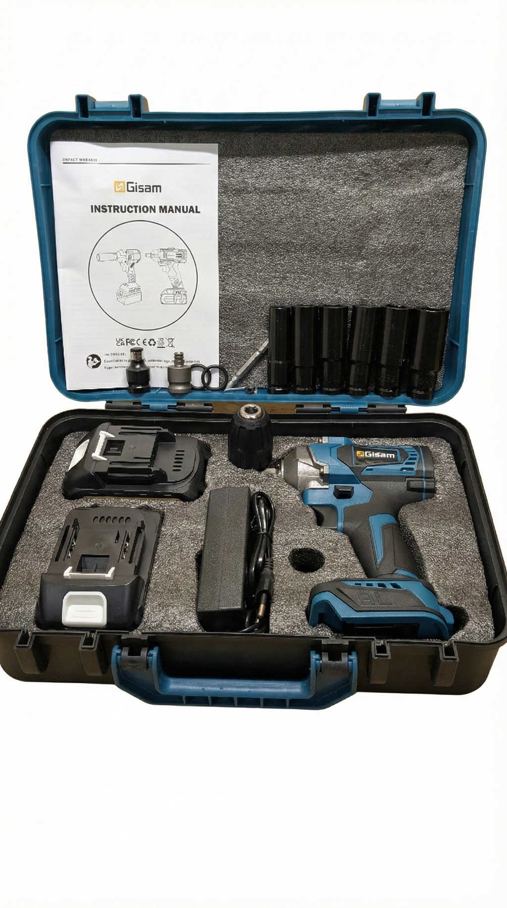 Clé à Choc Brushless 1200 Nm – Compact & Puissante | Compatible batteries Makita