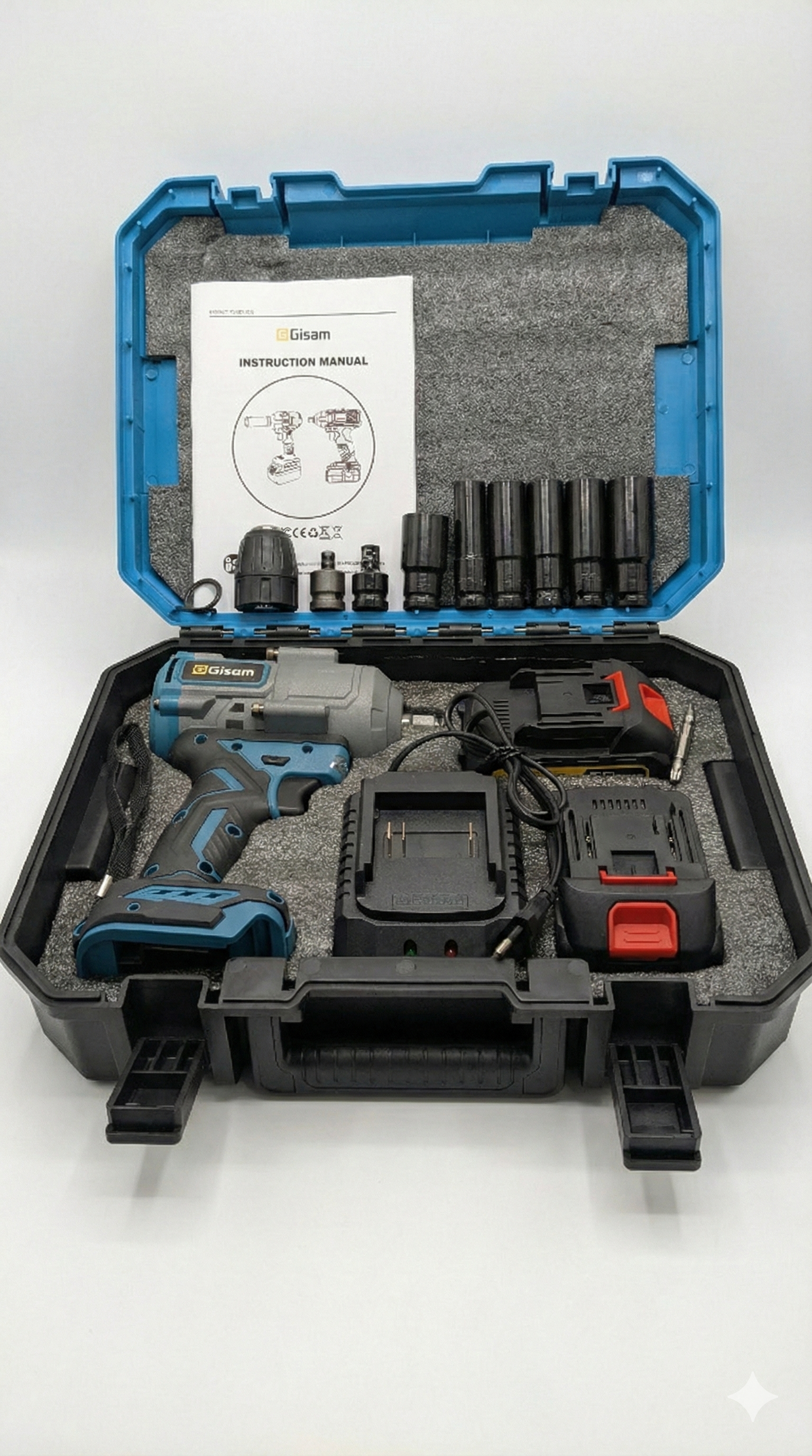 Clé à Choc Brushless – Gamme Pro – 2000 Nm - Coffret & accessoires | Compatible batteries Makita