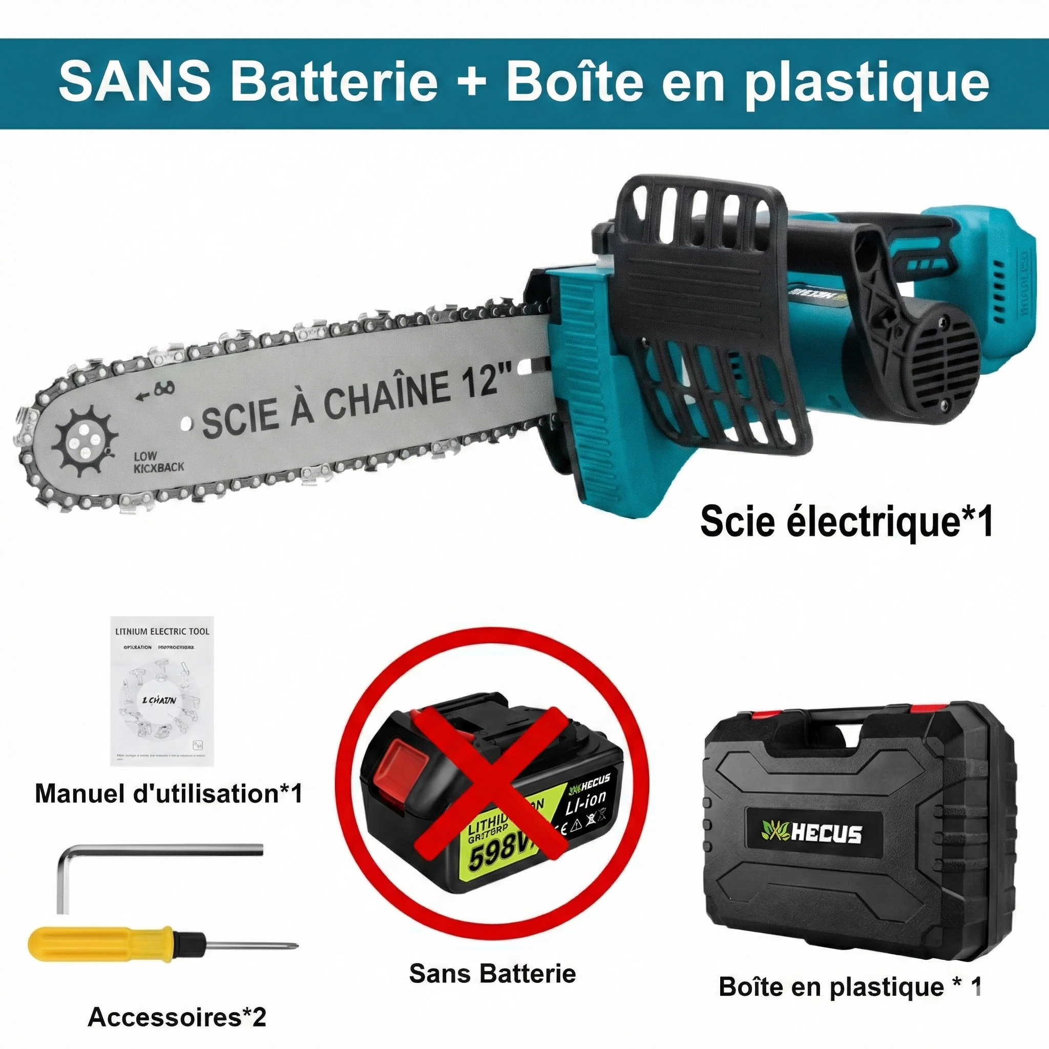Tronconneuse sans fil 30 cm | GarageDiscount31 - photo produit 8
